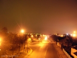 Лидская улица в свете ночных фонарей
